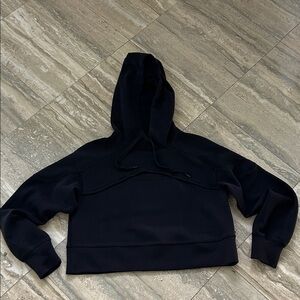 Lululemon Athletica Black crop Hoodie size 4